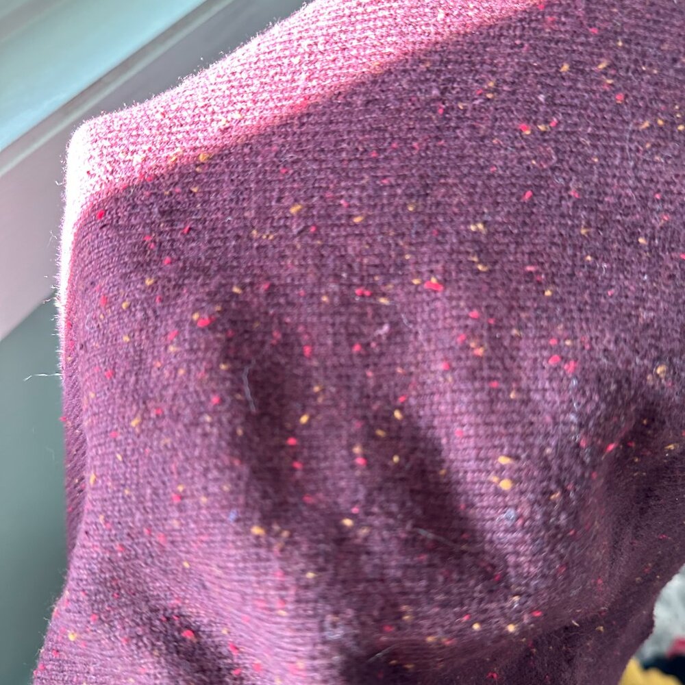 Men’s Burgundy/Maroon Crew Neck Sweater - Picture 5 of 5